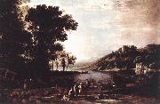 Claude Lorrain Landscape with Merchants sdfg china oil painting reproduction